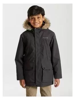 Image of Boys, Craghoppers Kids Peyton Waterproof Parka - Black, Size 11-12 Years