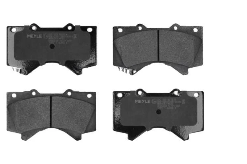 Image of MEYLE 025 243 8618/W Brake pad set Front Axle, with acoustic wear warning, Original Quality, with anti-squeak plate Brake Pad Set,disc brake (402)