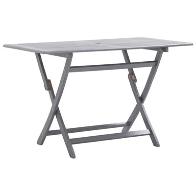 Image of vidaXL Solid Acacia Wood Folding Garden Table 120cm Outdoor Indoor Dining