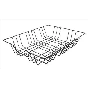 Image of A4 Plastic Coated Wire Letter Tray Black 999BK