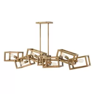 Image of Hinkley Fredrick Ramond Ensemble 6 Light Pendant Brushed Bronze