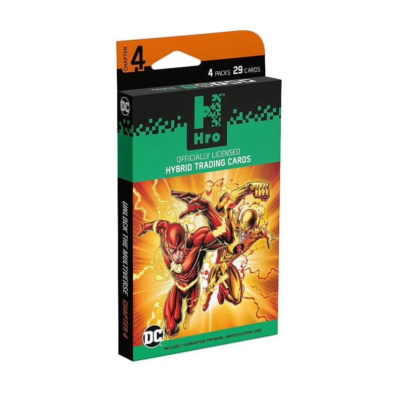 Image of DC Hro Ch4 Hybrid Trading Cards: 4-Pack Premium - White White One Size