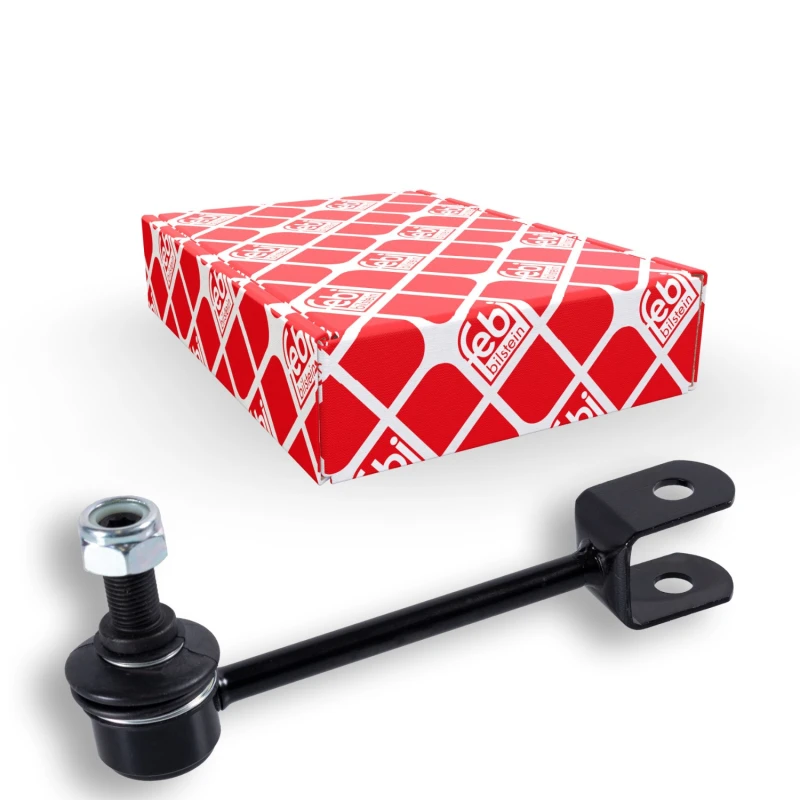 Image of FEBI BILSTEIN 42956 Anti-roll bar link Rear Axle Right Steel Link Stabiliser (3229)