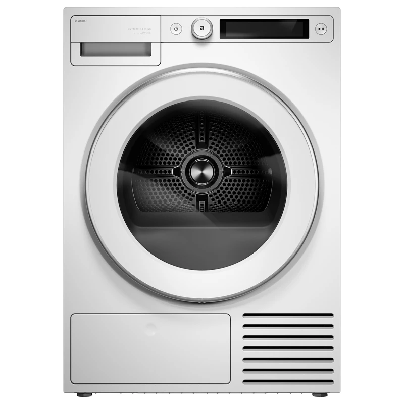 Image of ASKO T509HRW.UK WiFi Connected 9Kg Heat Pump Tumble Dryer - White - A+++ Rated