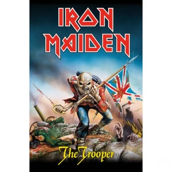 Image of Iron Maiden - The Trooper Textile Poster