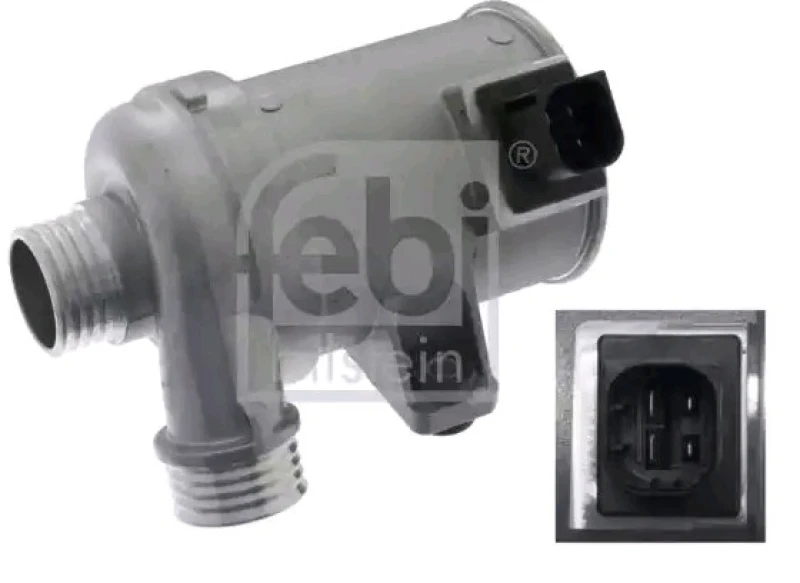 Image of FEBI BILSTEIN 48424 Water pump Aluminium, without gasket/seal Aluminium Water Pump (1260)