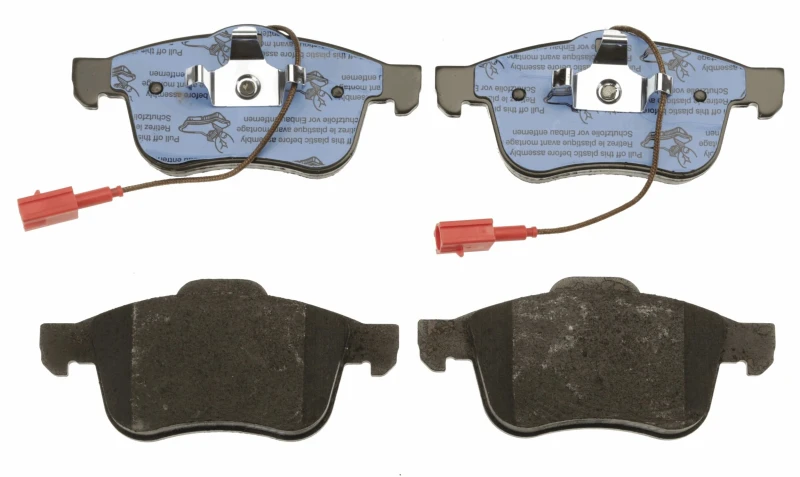Image of TRW GDB1647 Brake pad set incl. wear warning contact Brake Pad Set,disc brake (402)