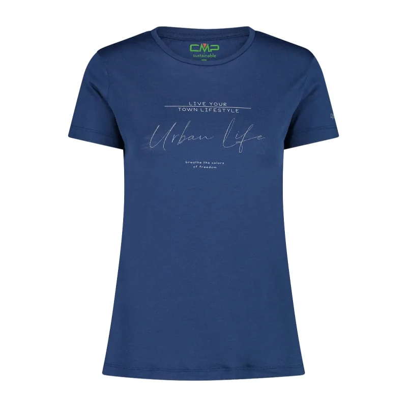 Image of CMP Womens merino wool crew neck T-Shirt CMP Bleu Female XS