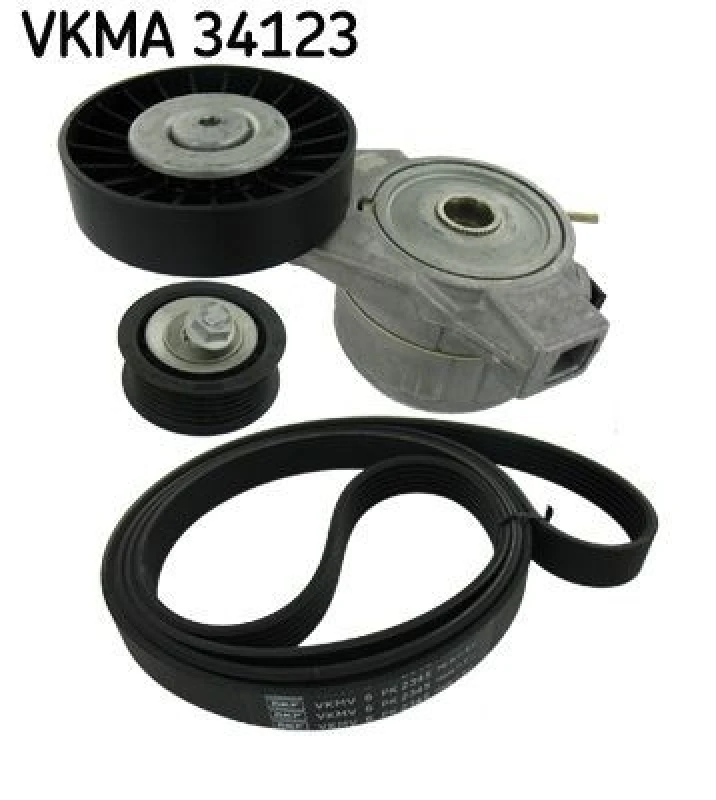 Image of SKF V-Ribbed Belt Set SKF VKMA 34123