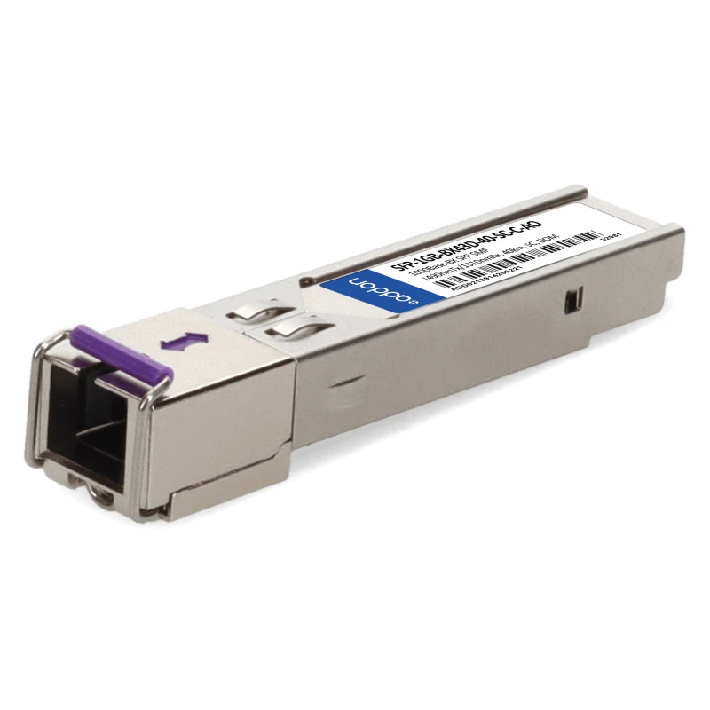Image of AddOn Networks SFP-1GB-BX43D-40-SC-C-AO network transceiver module Fib