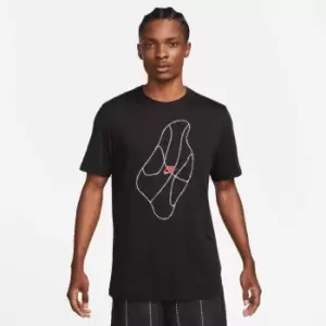 Image of Nike M Nbb Dri-Fit Seasonal Exploration T-Shirt, Black, Male, T-Shirts, DV9712-010