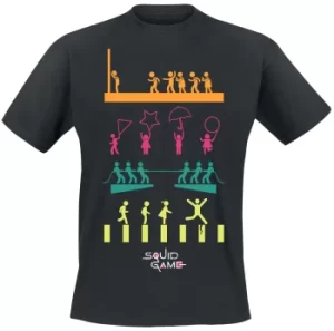 Image of Squid Game Games T-Shirt black