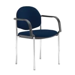 Image of Dams MTO Coda Multi Purpose Stackable Conference Chair with Fixed Arms - Curacao