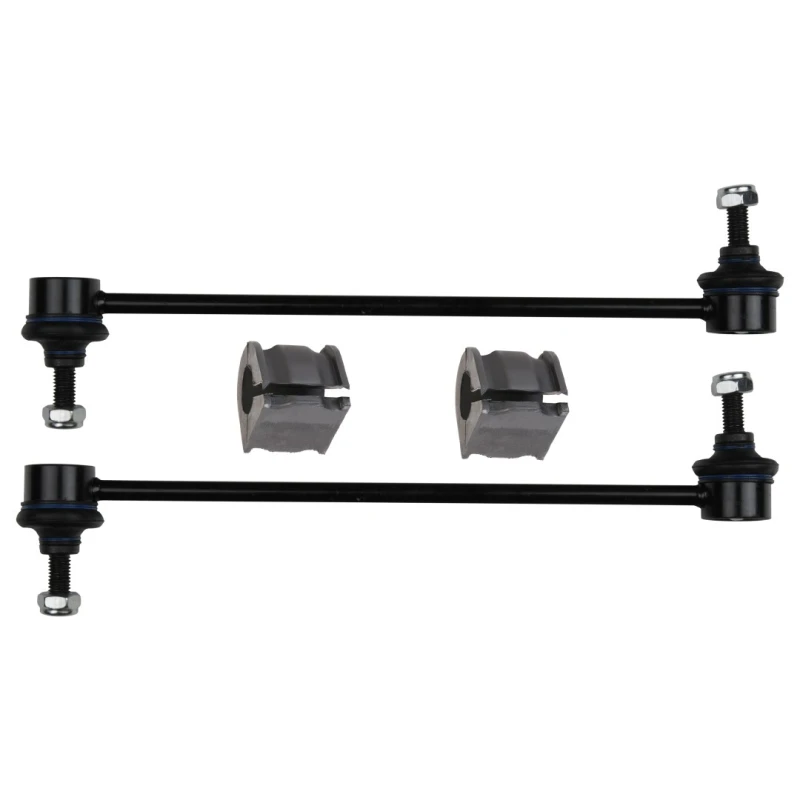 Image of RIDEX 1097S0149 Repair Kit, stabilizer suspension Front axle both sides, with coupling rod Steel Repair Kit,stabilizer suspension (1097)