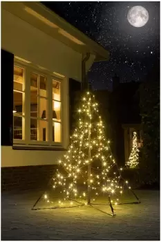 image of All Surface Outdoor Christmas Tree - 1.5M 240 LED lights create a beautifully illuminated Christmas tree