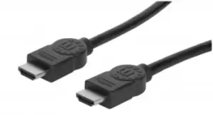 Image of Manhattan HDMI Cable, 4K@30Hz (High Speed), 2m, Male to Male,...