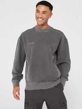 Image of HUGO Delphonso Sweatshirt, Dark Grey Size M Men