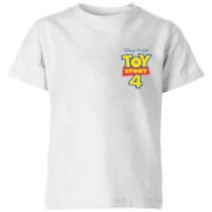 image of Toy Story 4 Pocket Logo Kids T-Shirt - White - 11-12 Years