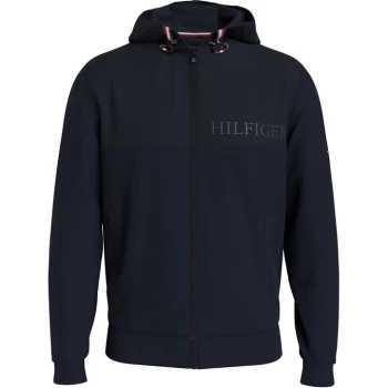 image of TOMMY HILFIGER Utility Full Zip Hoodie - Desert Sky DW5