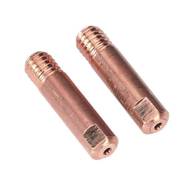 Image of Genuine SEALEY MIG927 Contact Tip 0.8mm Aluminium TB15 Pack of 2