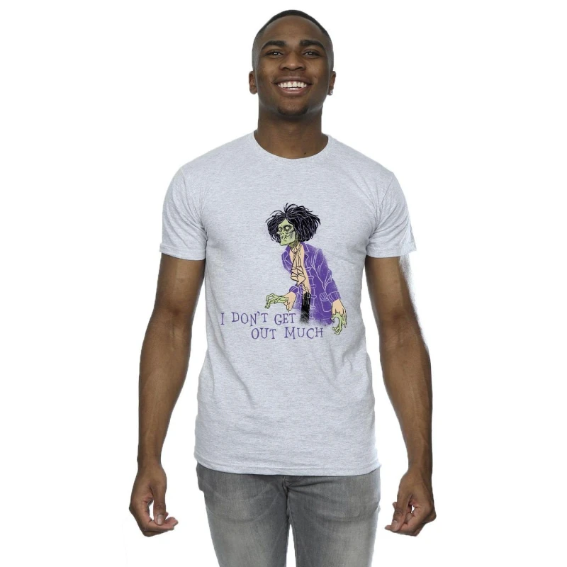 Image of Disney Men Hocus Pocus Don't Get Out Much T-Shirt in Grey Size: Small Grey S Male 5063153088757