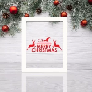 Image of SEFNOEL-010 Multicolor Decorative Framed Plexiglass Painting