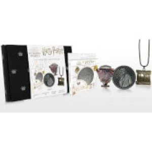 Image of Harry Potter Gift Set - Hp Collectible Coin, Da Necklace, Gryffindor Pin & Coaster Set