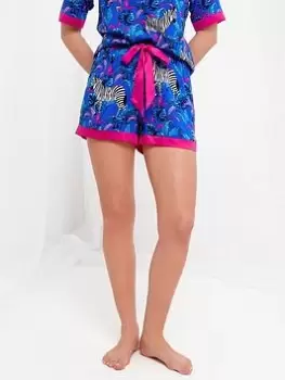 Image of Joe Browns Boutique Zebra Shorts -multi, Multi, Size 12, Women