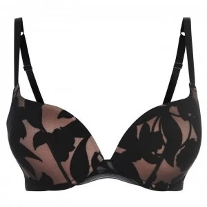 Image of Maison Lejaby Venus Push Up Bra - Black 04