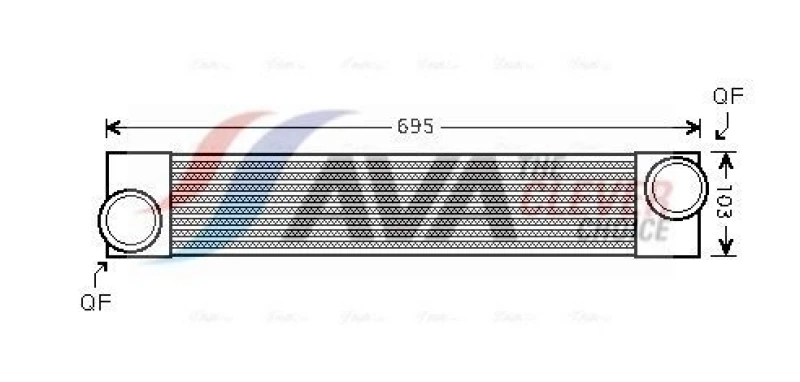 Image of Intercooler AVA COOLING SYSTEMS BWA4346