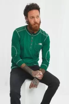 Image of Classic Long Sleeve Henley Top