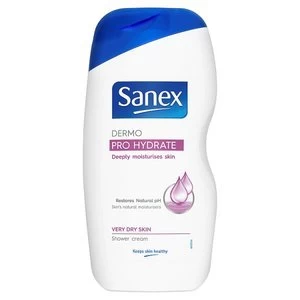 image of Sanex Dermo Pro Hydrate Shower Gel Cream 500ml