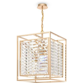 image of Maytoni Classic - Tening Classic Tening 4 Light Gold Pendant Ceiling Light