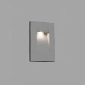 image of Horus LED Outdoor Recessed Wall Light Grey IP65