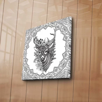 Image of BOYA-52 - No Pen Multicolor Paintable Decorative Canvas Painting
