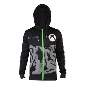 Image of Microsoft - Tech All-Over Print Mens XX-Large Hoodie - Black