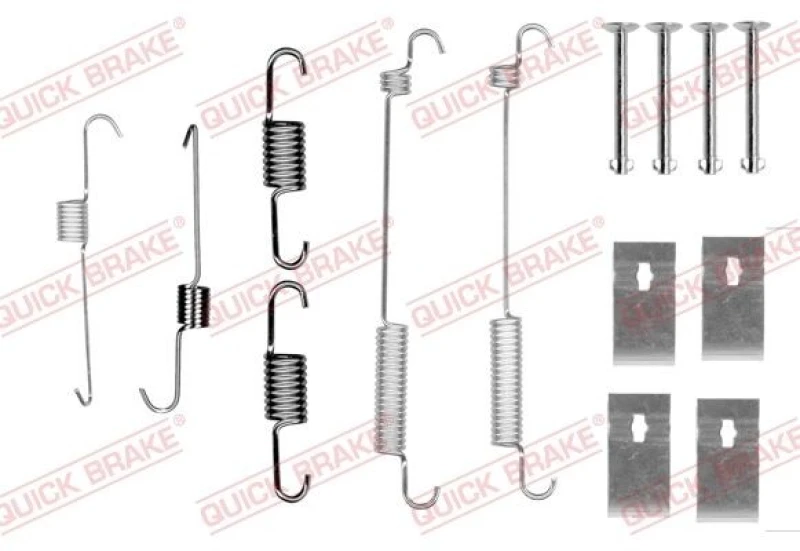Image of QUICK BRAKE Brake shoe fitting kit QUICK BRAKE 105-0846