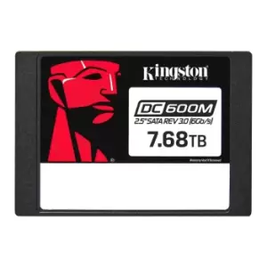 Image of Kingston Technology DC600M 2.5" 7680 GB Serial ATA III 3D TLC NAND