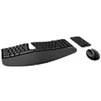 image of Microsoft Wireless Keyboard and Mouse Sculpt Ergonomic Black