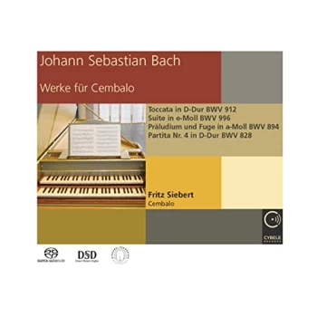 Image of Fritz Siebert - Johann Sebastian Bach: Werke Für Cembalo CD