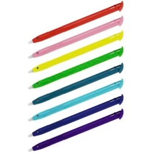 Image of Hama Input Pens for New 3DS XL, set of 8, rainbow colours