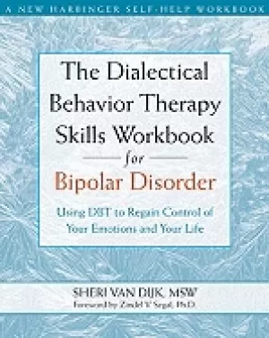 Image of dialectical behavior therapy skills workbook for bipolar disorder using dbt
