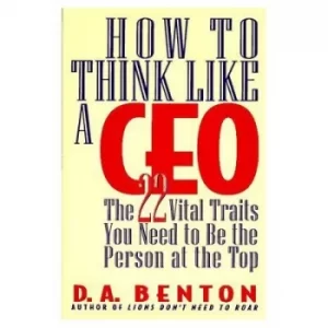 Image of How to think like a CEO by D. A Benton