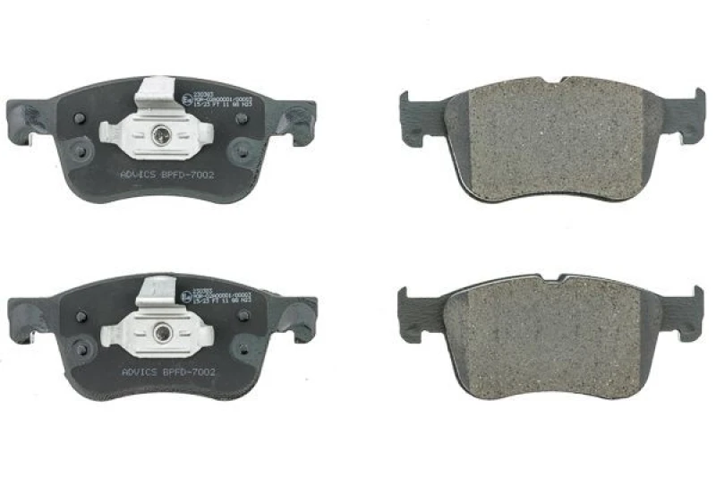 Image of AISIN BPFD-7002 Brake pad set not prepared for wear warning indicator Brake Pad Set,disc brake (402)