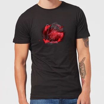 Image of Harry Potter Gryffindor Geometric Mens T-Shirt - Black - 3XL - Black
