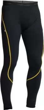 image of Lindstrands Dry Functional Pants, black-yellow Size M black-yellow, Size M