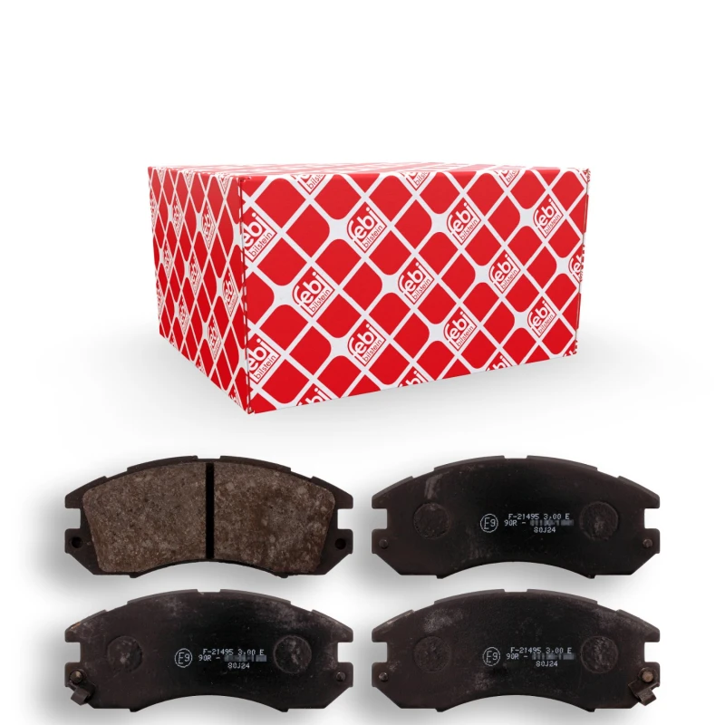 Image of FEBI BILSTEIN 16720 Brake pad set Front Axle, with acoustic wear warning Brake Pad Set,disc brake (402)