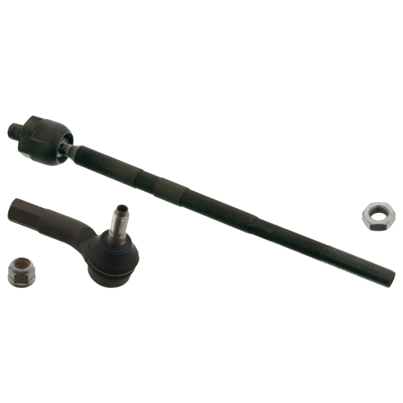 Image of FEBI BILSTEIN 43464 Tie Rod Front Axle Right, with lock nut Rod Assembly (284)
