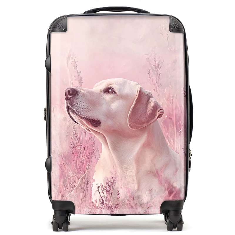 Image of Designer Luggage Ava Sterling: 00023 Suitcase in Pink Size: Large Pink Unisex Large