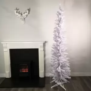 Image of 7ft (210cm) White Pencil Pine Christmas Tree with 401 Tips